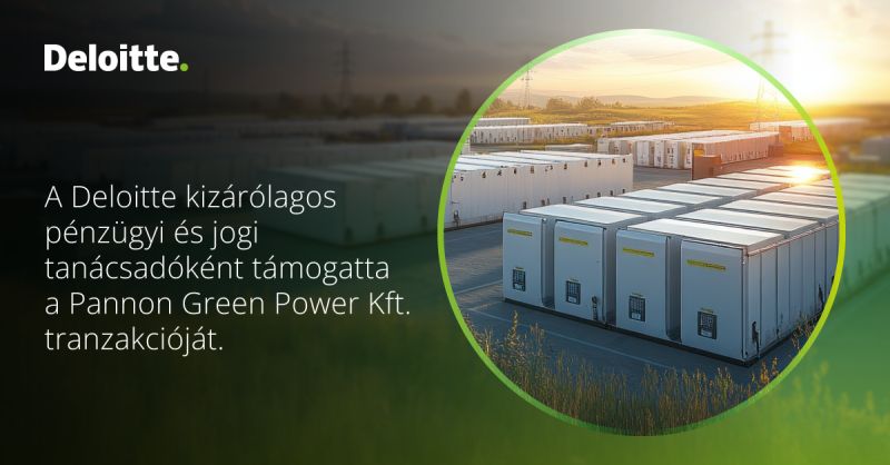 Megállapodás a Pannon Green Power Kft-vel a Pannon Green Power TSL1 Kft. projekttársaság 100%-os tulajdonrészének megvásárlásáról.